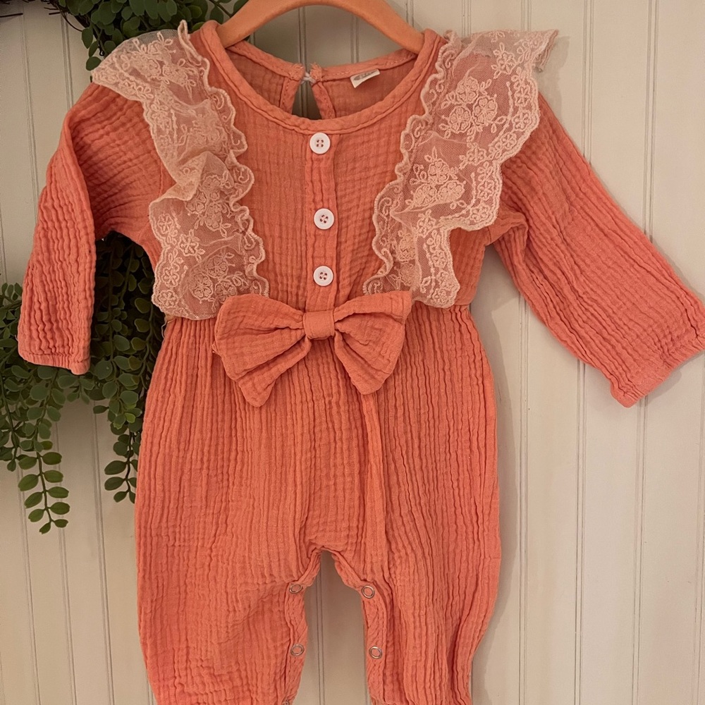 Boutique Girls Romper Size 80